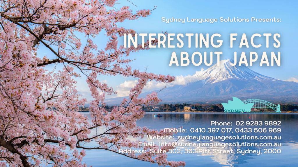 Interesting Facts About Japan Language