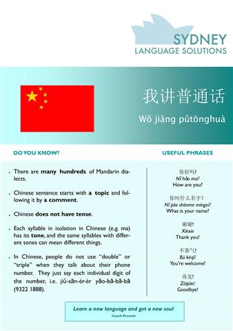 Mandarin Language