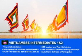 Affordable Vietnamese Intermediate Course in Sydney CBD. Advance your Vietnamese with free course materials and small class sizes!