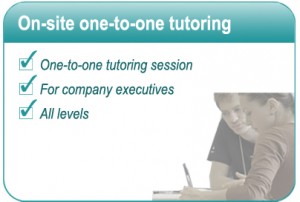 On site one-to-one tutoring