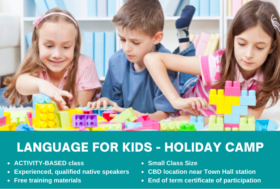 holiday camp language for kids