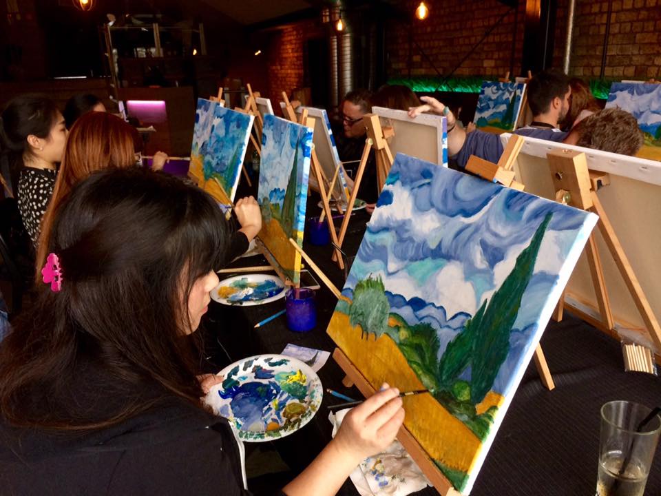 Social Painting Workshop | Sydney Language Solutions