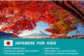 Japanese for kids. Online and facetoface class sydney cbd